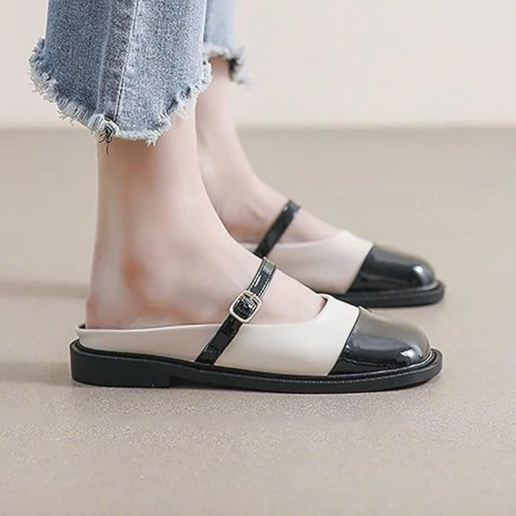 Giày Sục Mary Jane  đế bằng