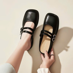 Giày Sục Nữ Quai Khóa Form Mary Jane