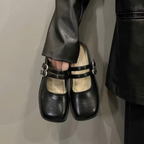 Giày Sục Nữ Quai Khóa Form Mary Jane