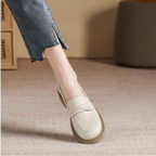 Giày Loafer Nữ Da Mềm Đế Thấp Thanh Lịch