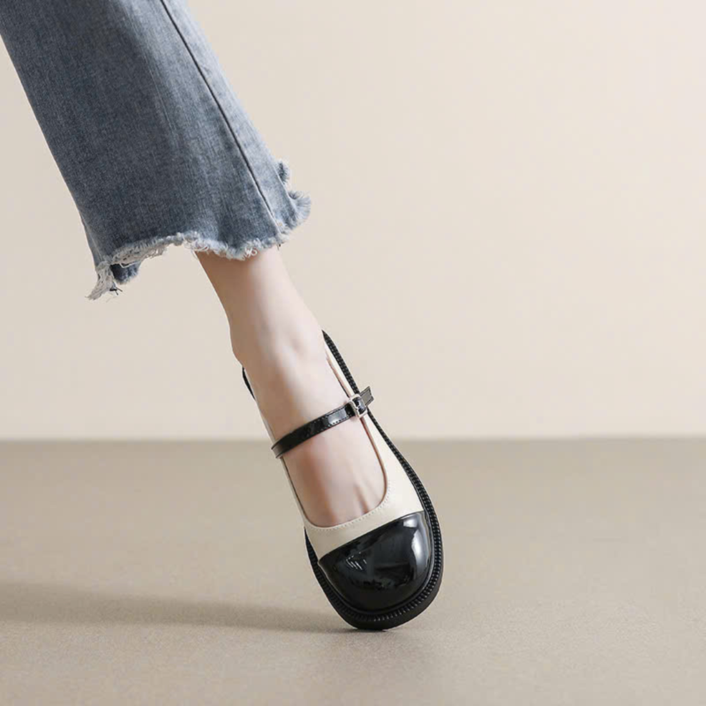 Giày Sục Mary Jane  đế bằng