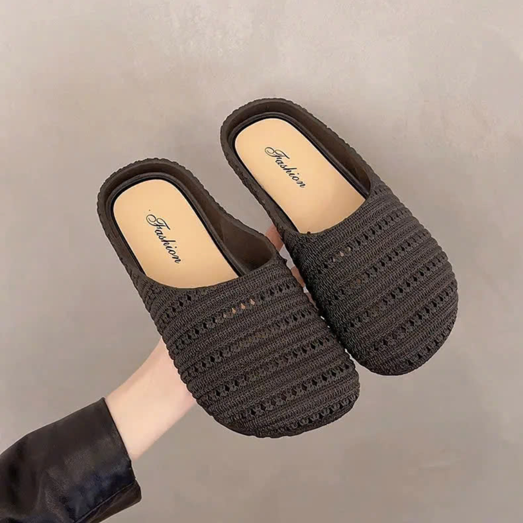 Dép Sục nữ đế bệt phong cách vitage